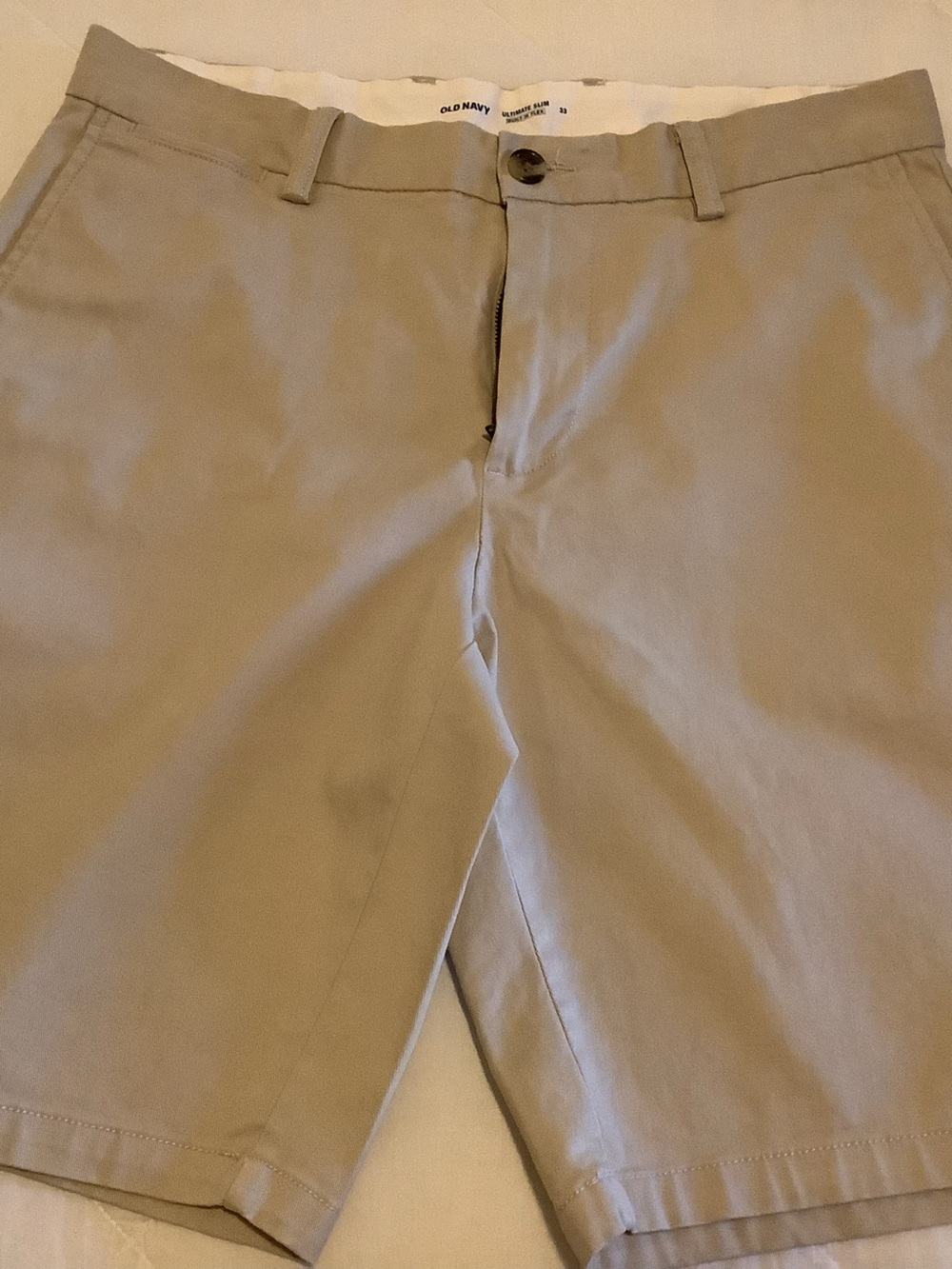 Old Navy Men's Flat Front Khaki Shorts - Light Tan